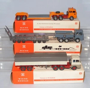 WIKING 1/87th HO #59 DB STRASSENROLLER #51h HANOMAG #50g MAGIRUS VINTAGE 1970's - Picture 1 of 21