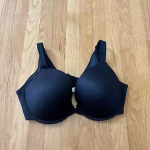 Cacique Bra Size 38DDD Black Padded Underwire Adjustable Boost Plunge - Picture 1 of 5
