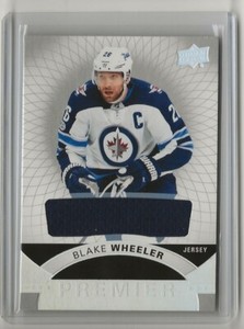 17-18 2017-18 Upper Deck Premier Jerseys #14 Blake Wheeler Winnipeg Jets