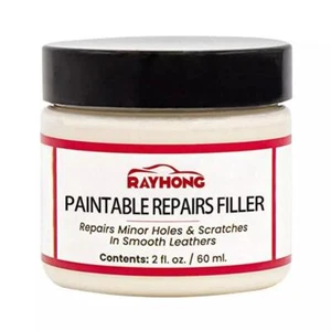 Leather Filler For Repairing Holes Cracks Leather Repair Paste Kit FLeather Seat - Picture 1 of 11