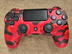 Sony PlayStation 4 PS4 DualShock 4 Controller - Red Camo - Picture 1 of 1