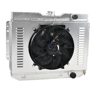 3 Row Radiator Shroud Fan For 1959-1965 Chevy Bel Air Impala El Camino Chevelle - Picture 1 of 10