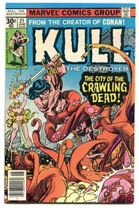 Kull the Destroyer 21 NM 9.4 Marvel 1977 - Picture 1 of 3