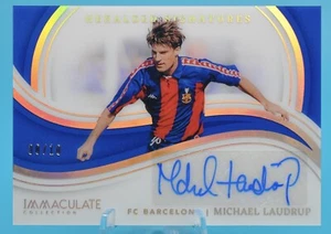 2023-24 Immaculate Collection Michael Laudrup Heralded Signatures Auto Gold /10 - Picture 1 of 2