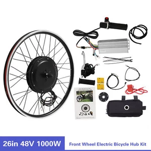 26 Inch Electric Bike Kit 1000w 48v Ebike Electric Bicycle Conversion Kit E-bike Set - Picture 1 of 19