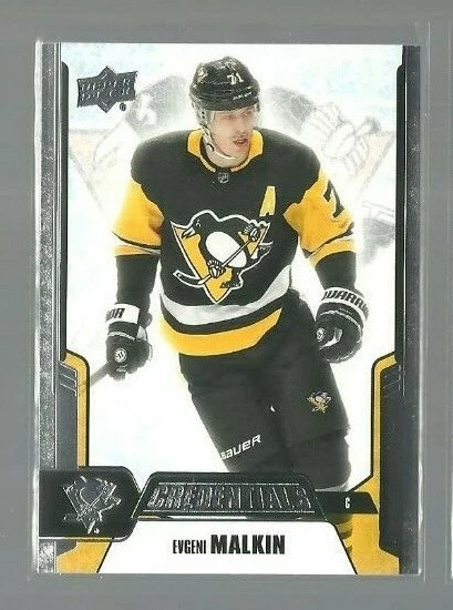 2019-20 Upper Deck Credentials #23 Evgeni Malkin (ref 93116) - Image 1 of 1