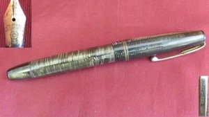 PLUMA ESTILOGRÁFICA AUTOMÁTICA DE ORO DE 14 QUILATES DE COLECCIÓN DÉCADA DE 1940 - CERVANTES - Imagen 1 de 10