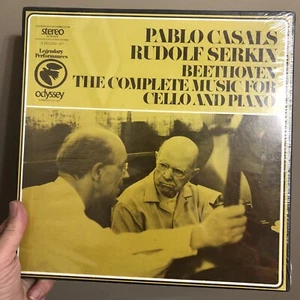 Pablo Casals/Rudolf Serkin BEETHOVEN Sonatas - Odyssey 32 36 0016 SEALED - Picture 1 of 2