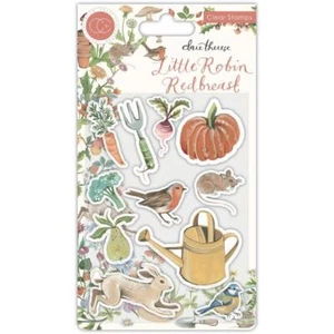 Craft Consortium Little Robin Redbreast Stamp 11pc - Picture 1 of 4