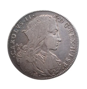ESPAÑA CARLOS CAROLVS II 1 Ducado 1689 Nápoles - Imagen 1 de 2