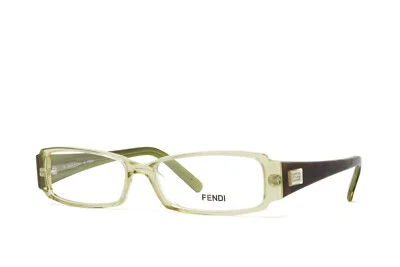 Gafas Fendi para mujer F891 315 verde translúcido 52 mm lentes de demostración transparentes NUEVAS Foto 1 de 4