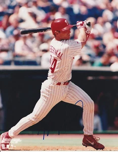 Mike Lieberthal Autographed 8x10 Philadelphia Phillies F435 - Picture 1 of 1