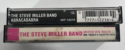 Steve Miller Band  Cassettes 2 Rock 1980s greatest hits ABRACADABRA - Image 1 of 3