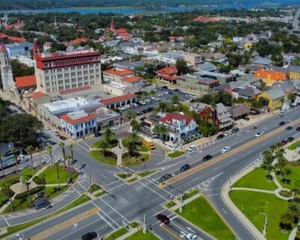 8x10 Farbfoto Luftaufnahme von St. Augustine, FL #2 - Bild 1 von 1