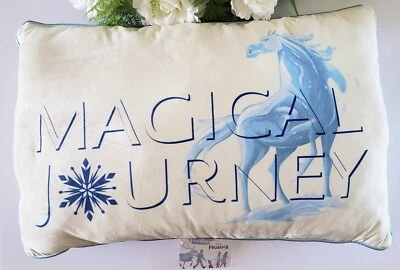 Супермягкая подушка Disney Frozen 2 Magical Journey с серебряными блестками 24x16 дюймов  - Изображение 1 из 4