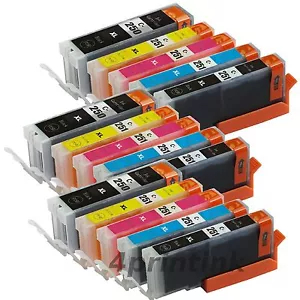 Paquete de 15 NUEVAS TINTAS PGI-250XL CLI-251XL para Canon Pixma MG5420 MG6320 con chip - Imagen 1 de 1