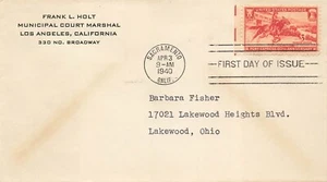 894 3c PONY EXPRESS - Frank Holt, Marshal - Sacramento - Bild 1 von 1