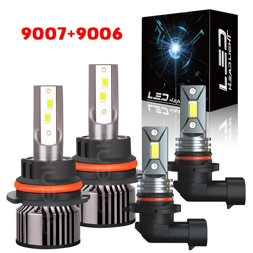 Kit de luces antiniebla LED para Mercury Mountaineer 2002-2006 4 piezas 9007 + 9145 Foto 1 de 4