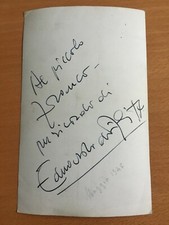 Fotografia autografa di Eduardo De Filippo