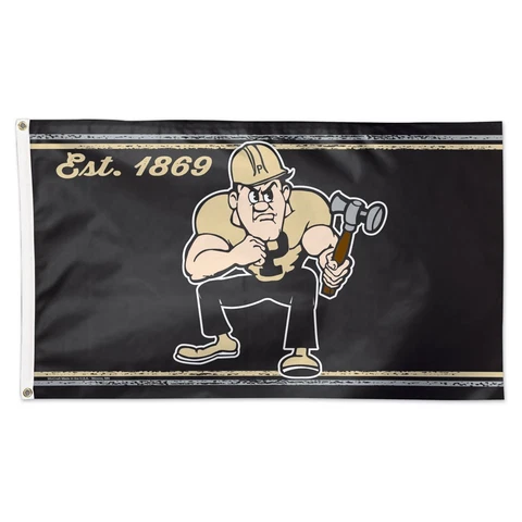 PURDUE BOILERMAKERS EST. 1869 3'X5' DELUXE FLAG BRAND NEW WINCRAFT 😎🔥 Cover