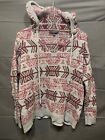 American Eagle Waffle Knit Hooded Lightweight Sweater Xs