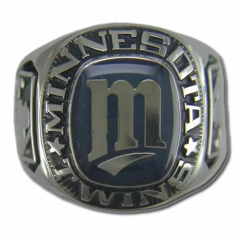 Minnesota Twins Large Classic Silvertone MLB Ring Cover