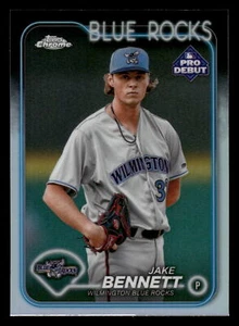 2024 Topps Pro Debut JAKE BENNETT CHROME #PDC-195 - Picture 1 of 2