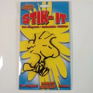 Adesivo Woodstock Peanuts cartone animato funky grosso NOS NIP STIK IT magneti polari - Foto 1 di 9