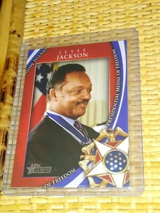 Topps Heritage 2009 MOF #1 {Medal of Freedom} Jesse Jackson Presidential - Bild 1 von 2