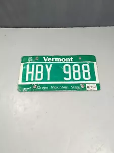 Matrícula Vermont Green Mountain State Maple Tree HBY 988 - Imagen 1 de 10