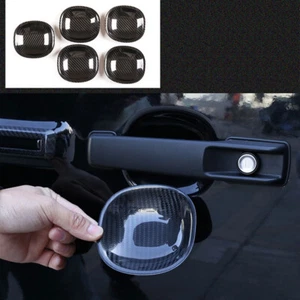 5Pcs Carbon Fiber Door Handle Bowl Cover Trim For Benz W464 G500 G63 2019-2023 - Bild 1 von 11