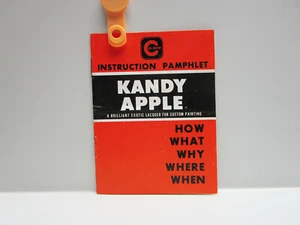 Vintage - KANDY APPLE - ANLEITUNG PAMPHLET - CALIFORNIA MASSGESCHNEIDERTES ZUBEHÖR CO. - Bild 1 von 10