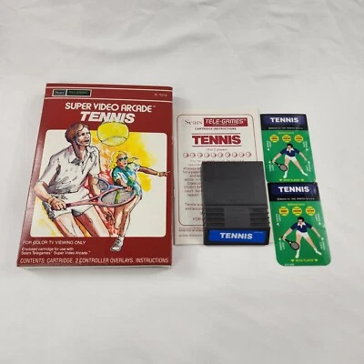 Tennis Sears Super Video Arcade (Intellivision, 1980) Complete Mint LN Game - Image 1 of 4