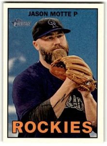 2016 Topps Heritage Jason Motte #311 Colorado Rockies - Picture 1 of 2