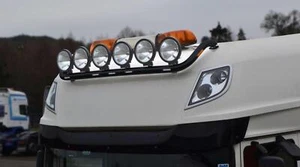 Barra de luces de techo negra + LED + focos para Volvo FM5 dormitorio estándar bajo 2021+ tubo - Imagen 1 de 9