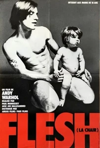 PÓSTER FRANCÉS Joe Dallesandro CARNE Andy Warhol Paul Morrisey 1968 24x35 - Imagen 1 de 1