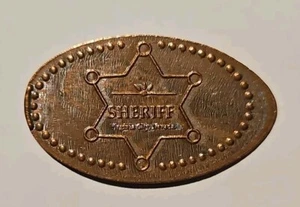 Sheriff Abzeichen Virginia City, Nevada länglicher gepresster Penny - Bild 1 von 1