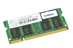 251474-8327 GENUINE TRANSCEND LAPTOP MEMORY 2GB DDR2 800 SO-DIMM (CA610) - Picture 1 of 2