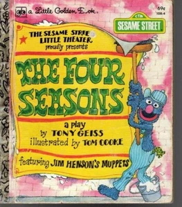 THE FOUR SEASONS, THE SESAME STREE THEATER--Little Golden Book--FREE SHIPPING - Picture 1 of 1