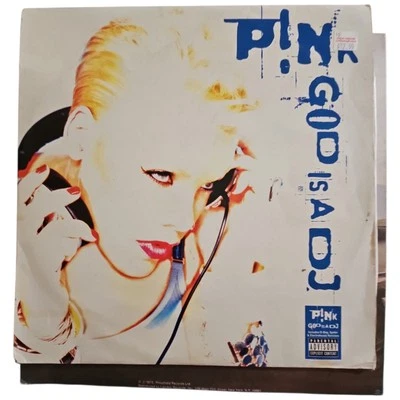 Pink God Is A DJ  4mixes 12" Vinyl single Import - Image 1 of 4