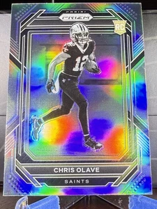 2022 Chris Olave Panini Prizm Image Variation Negative Prizm Rookie #310 - Picture 1 of 2