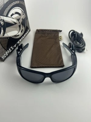 Oakley Split Thump MP3 Crystal Black Iridium 1GB Music Player+Box No Meta RARE - Image 1 of 4