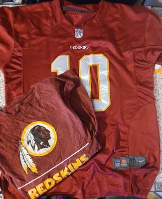 Camiseta Nike NFL Washington Redskins Griffin III #10 para hombre talla 48 cosida y T Foto 1 de 4