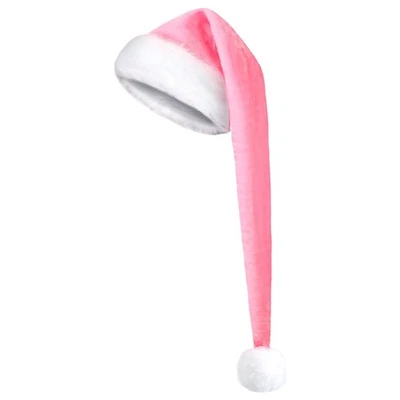 Sombrero Largo de Papá Noel Terciopelo Suave Navidad Elfos Sombreros Largos Unisex Adultos Juegos con disfraces Sombrero Foto 1 de 4