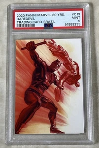2020 Panini Marvel 80 Years Daredevil #C13 Trading Card Brazil PSA 9 - Picture 1 of 2