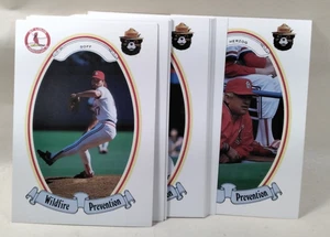 1987 Smokey Bear St. Louis Cardinals Komplettsatz 25 Karten - Bild 1 von 1