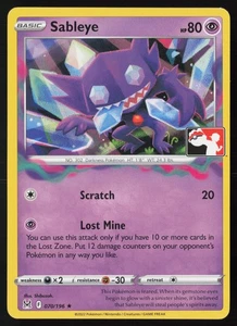 Pokemon Sableye 070/196 Paquete de Premios Serie Cartas Paquete No Holo Fresco - Casi Nuevo - Imagen 1 de 2