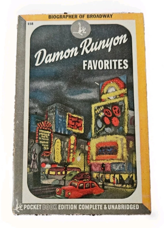 Damon Runyon Favorites 1945 Vintage Paperback Pocket Book Edition  - Image 1 of 1