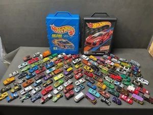 Hot Wheels Matchbox Maisto Vintage Lot Of 120 Collectible Cars Trucks W/ Cases - Picture 1 of 20
