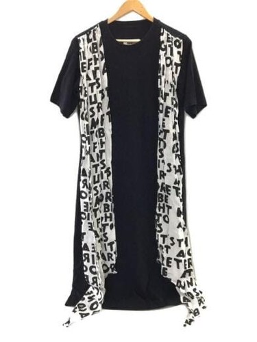 MAISON MARGIELA MM6 Vestito a maniche corte S Cotone BLK S62CT0020